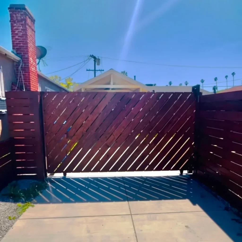 Iron and glass entry door