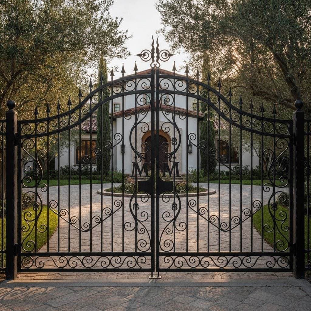 Driveway gates designed for premium LA homes.